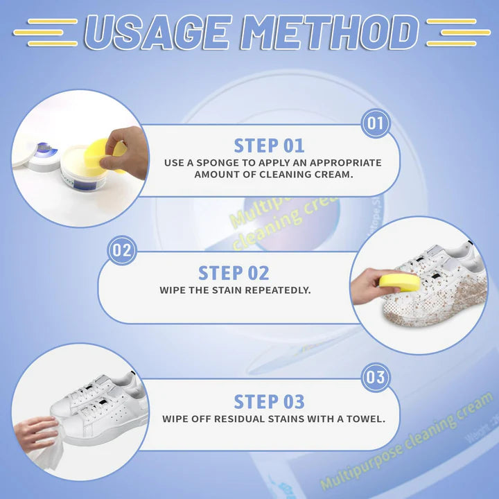 White Shoe Cleaner Whitener All Purpose Surface Cleaner