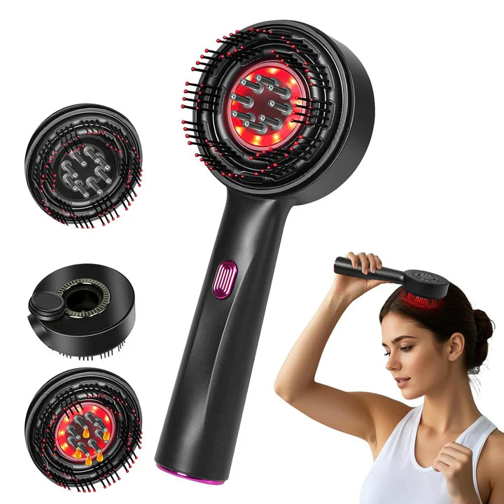 Laser Hair Growth Comb – Electric Scalp Massager & Oil Applicator