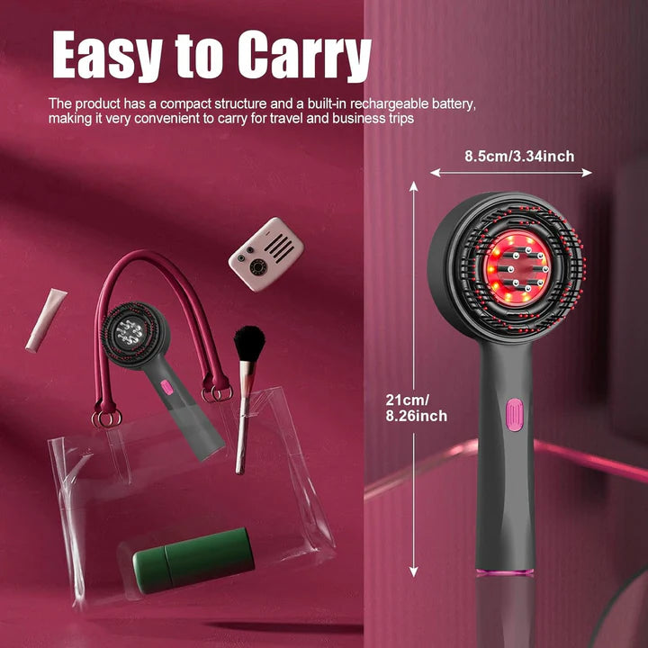 Laser Hair Growth Comb – Electric Scalp Massager & Oil Applicator