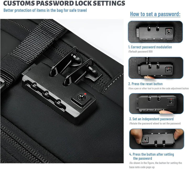 Vacuum Compression Travel Backpack with Pump – Space Saver Bag for Camping & Luggage