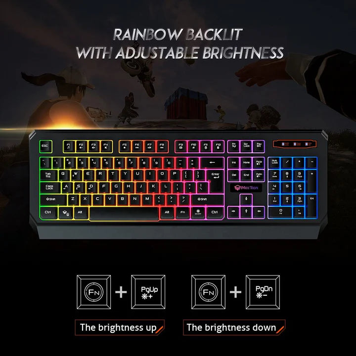 MEETION Wired RGB Gaming Keyboard MT-K9320