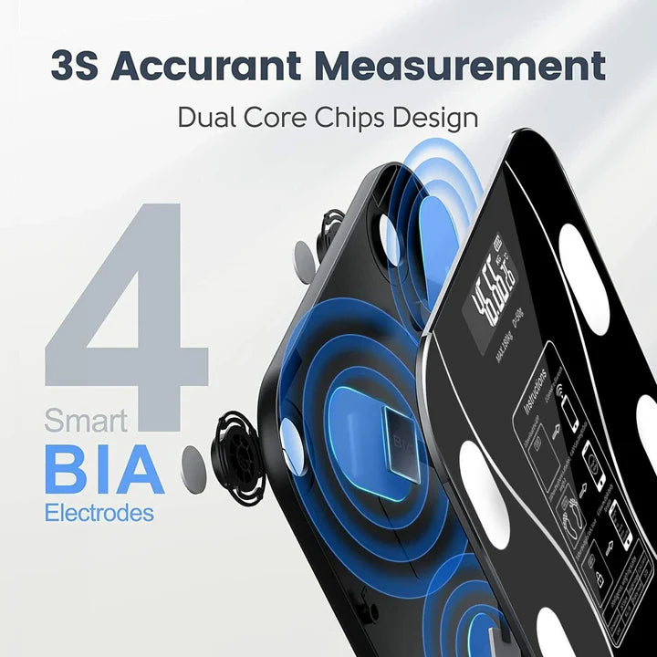 Sonifer Smart Body Fat Scale – LED & App