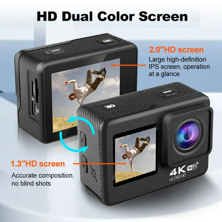 4K Action Camera With Sony IMX179 Sensor