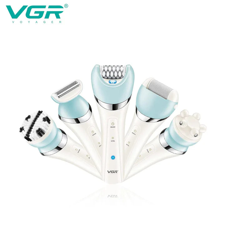 VGR V703 5-in-1 Women’s Grooming Kit – Shaver, Trimmer & Massager