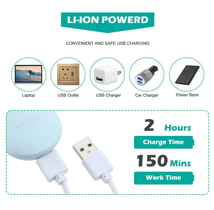 VGR V203 Cordless Dog Clippers Waterproof