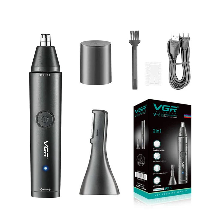 VGR V613 Nose, Ear & Eyebrow Trimmer – Facial Grooming Tool