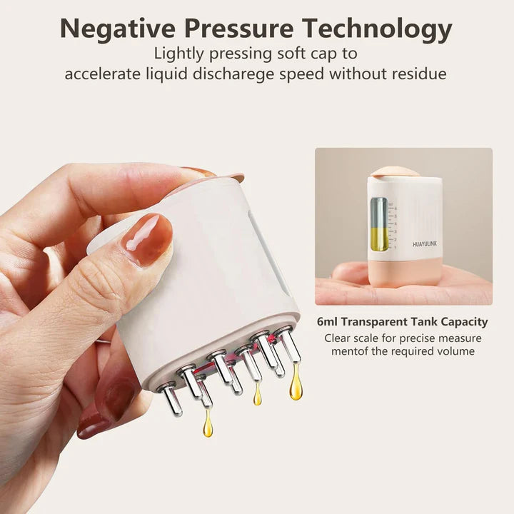 2 in 1 Electric Hair Oil Applicator and Scalp Massager