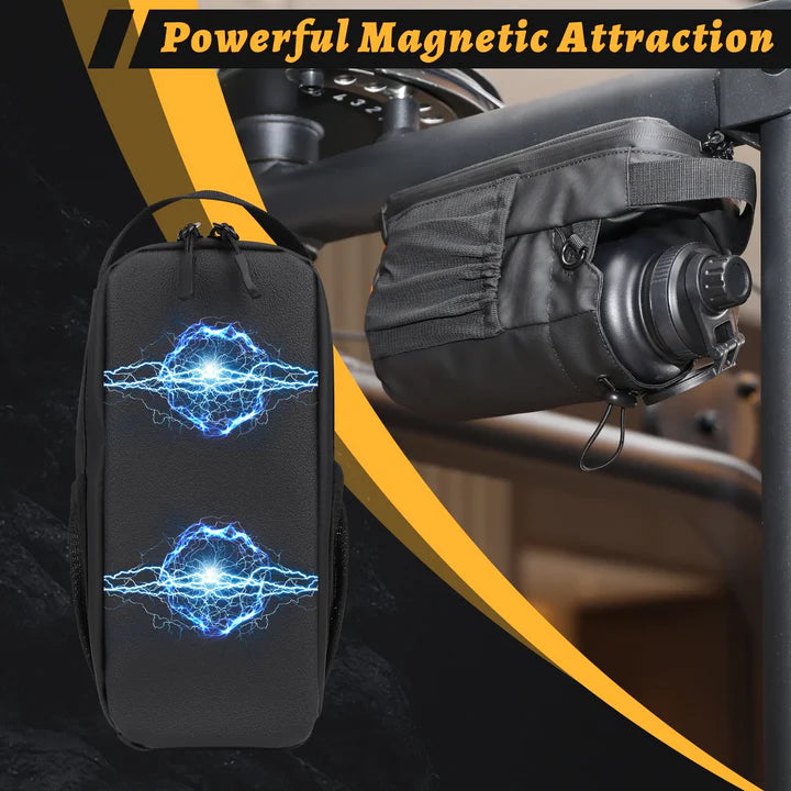 Magnetic Gym Bag With Water Bottle Holder