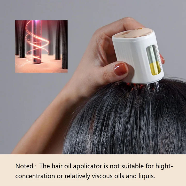 2 in 1 Electric Hair Oil Applicator and Scalp Massager