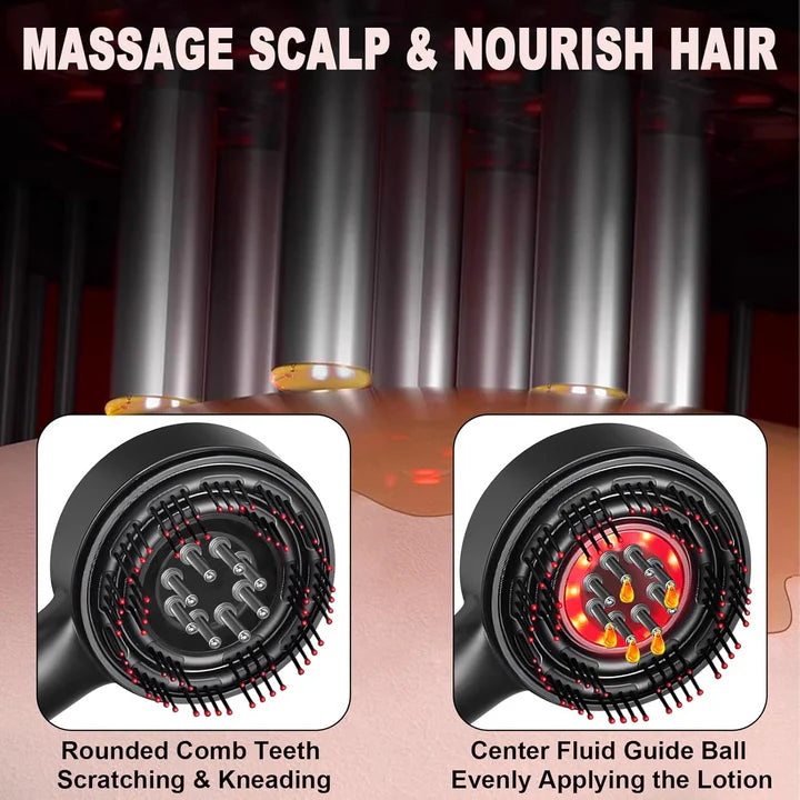 Laser Hair Growth Comb – Electric Scalp Massager & Oil Applicator