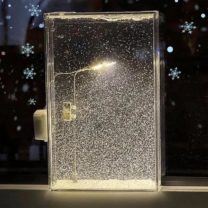 Snow Tales Lamp – Christmas Snowy Street Scene Snow Globe Night Light