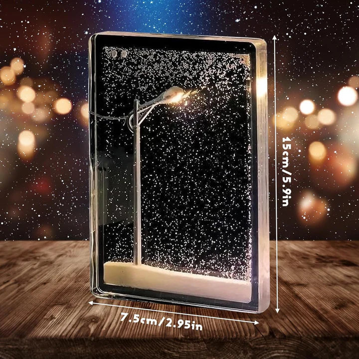 Snow Tales Lamp – Christmas Snowy Street Scene Snow Globe Night Light