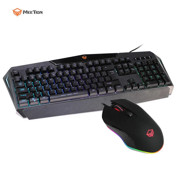 Backlit Gaming Keyboard and Mouse Combo Meetion C510 USB