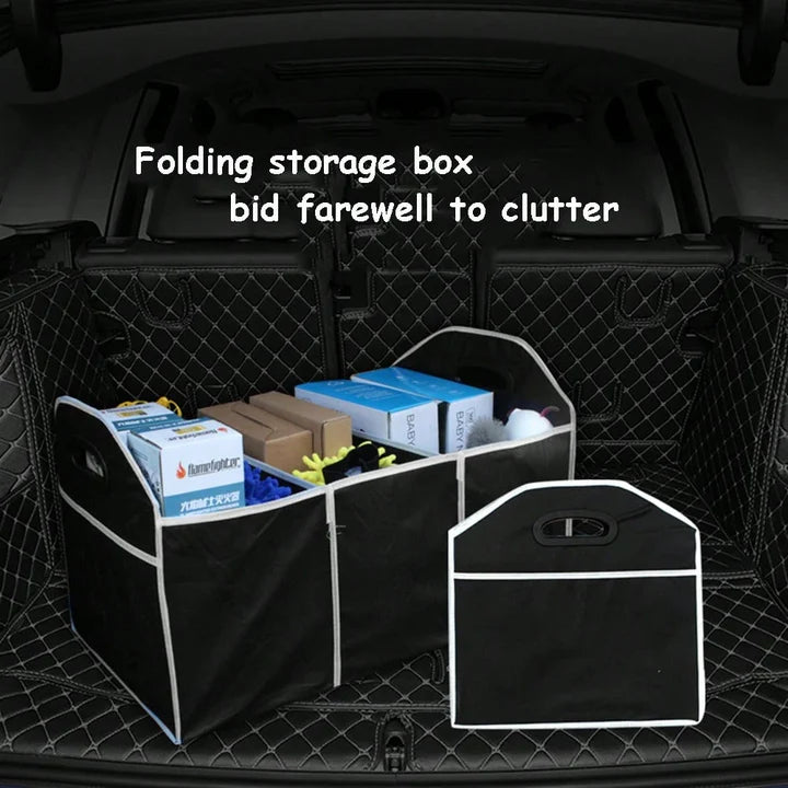 Car Organiser Folding Box Storage Picnic Basket Organizer