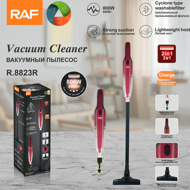 RAF Cordless Vacuum R8823R – Lightweight & Rechargeable