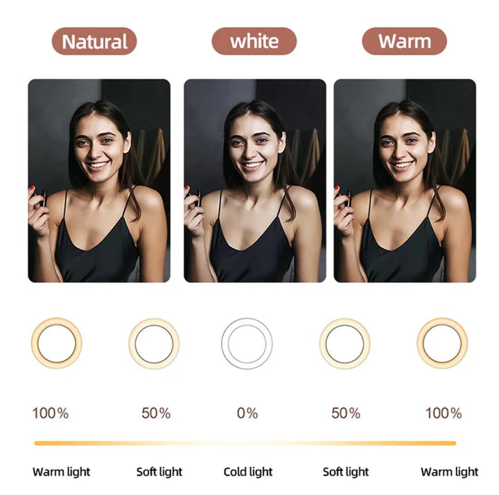 Ring Light With All Sizes 26cm 36cm 45cm With Tripod