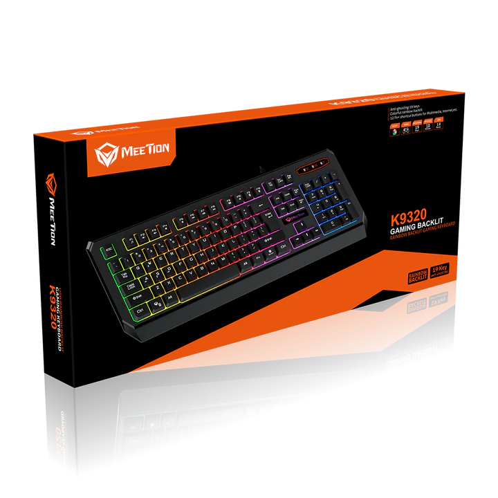 MEETION Wired RGB Gaming Keyboard MT-K9320