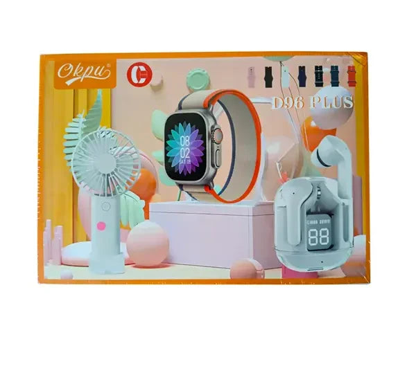 Smart Watch Set WATCH-HEADSET-MINI FAN