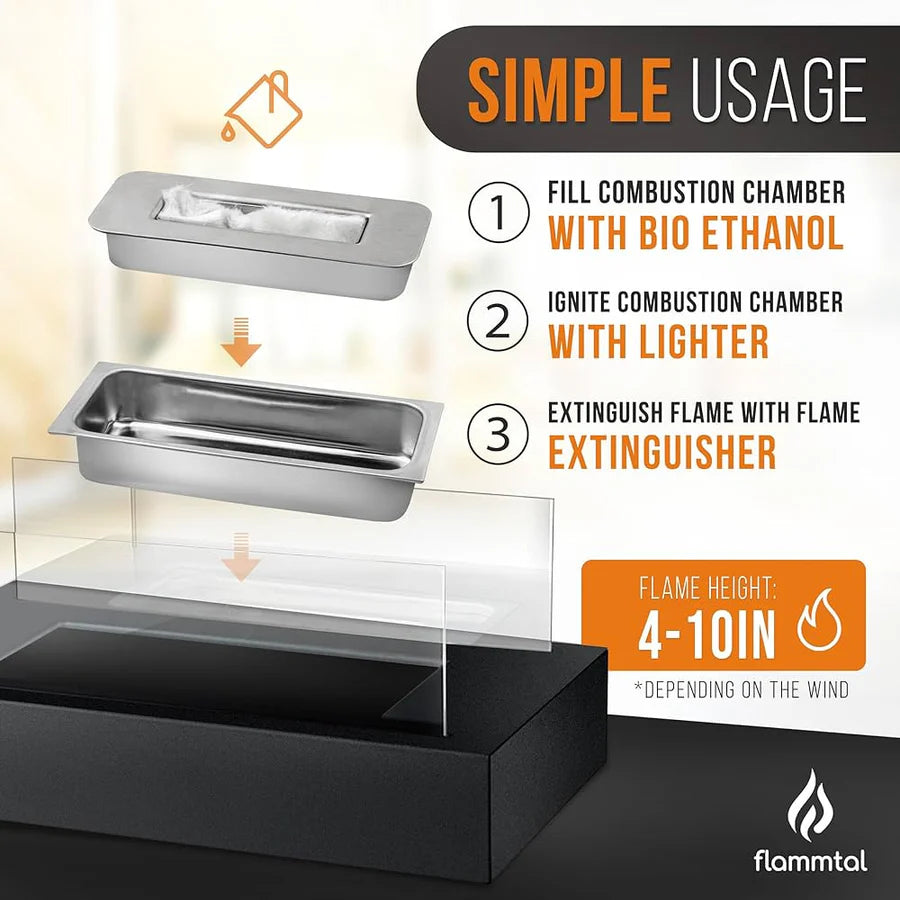 Table Fire place Ethanol For Indoor & Outdoor