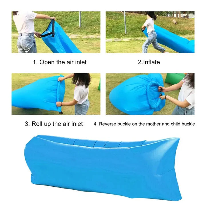 Waterproof Outdoor Portable Inflatable Sofa Fast Installation
