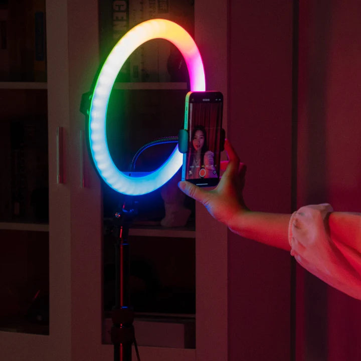 RGB Ring Light With 2.1 Meter Tripod