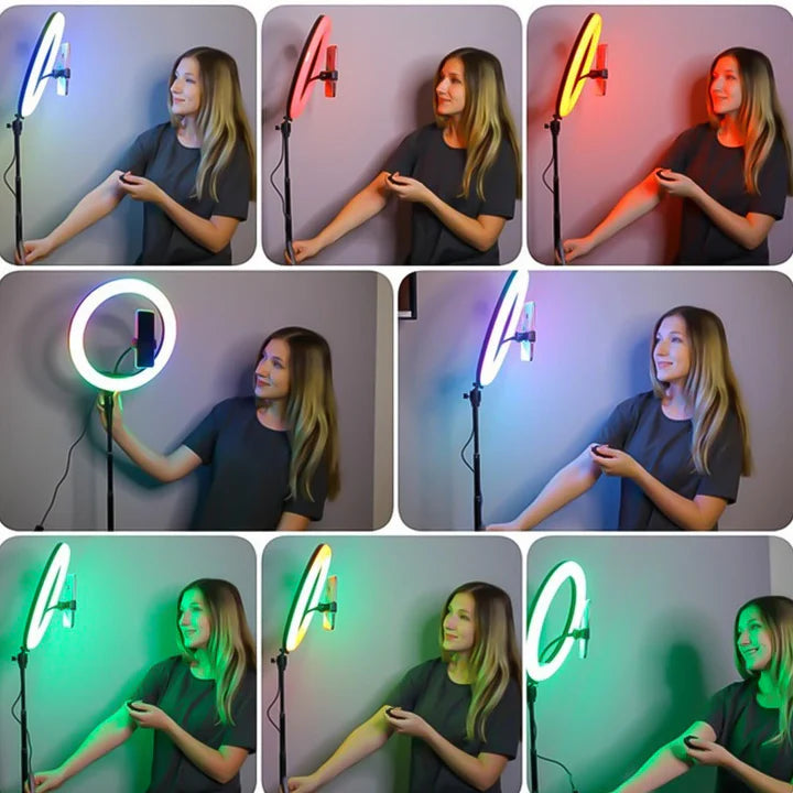 RGB Ring Light With 2.1 Meter Tripod