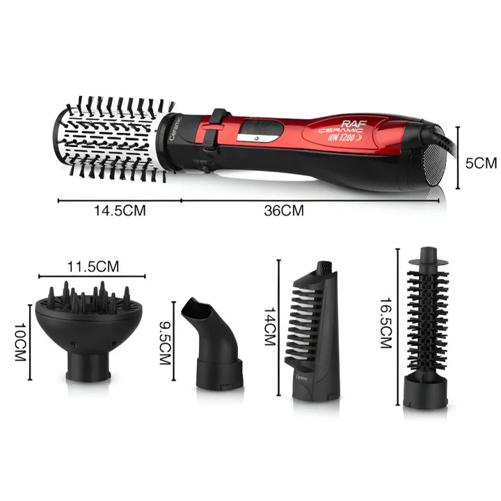 5 in 1 RAF Professional Hair Dryer High Pressure Professional Salon Blow Dryer 1200W R416