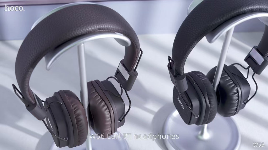 HOCO Over-ear Bluetooth V5.4 Headphones Game Music Sports Headset Support AUX Foldable Earphone for Android IOS Mobile Phone