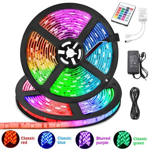 RGB Led Light 5 Meter Waterproof Phone App Bluetooth + Remote Controller