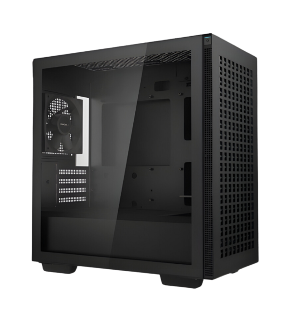 Deepcool CH370 BK Micro- ATX PC Gaming Case Black - Image 2