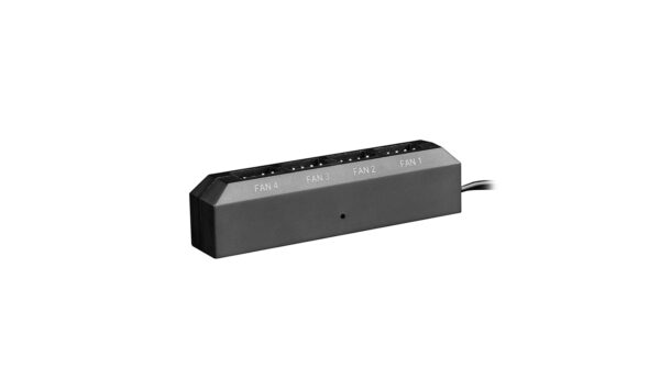 DEEPCOOL FH-04 PWM Fan Hub, Supports up to 4 Fans (3-pin or 4-pin), Occupying only One 4-pin Motherboard Header (System Fan or CPU Fan) - Image 3