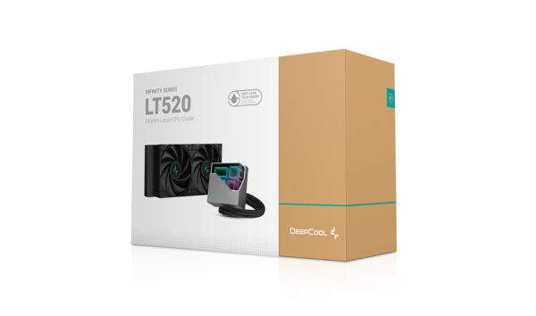 DeepCool CPU Liquid Cooler LT520 240mm 4th Gen Dual-Chamber Pump 3100RPM ,Infinity Mirror ARGB Block 280w TDP AIO for AMD AM4/AM5 LGA 1700/1200 - Image 7