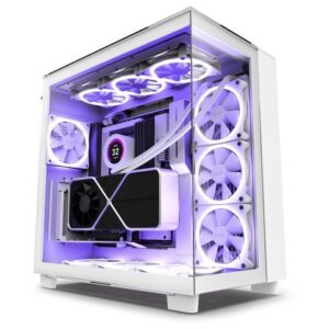 NZXT H9 Elite Edition ATX Mid Tower Chassis All White color (CM-H91EW-01)