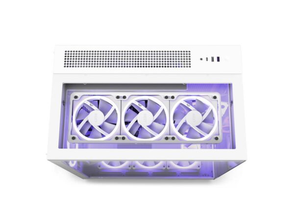 NZXT H9 Elite Edition ATX Mid Tower Chassis All White color (CM-H91EW-01) - Image 4