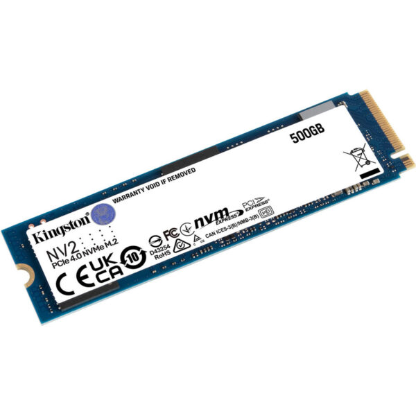 Kingston NV2 500G M.2 2280 NVMe Internal SSD | PCIe 4.0 Gen 4x4 | Up to 3500 MB/s | SNV2S/500G - Image 2