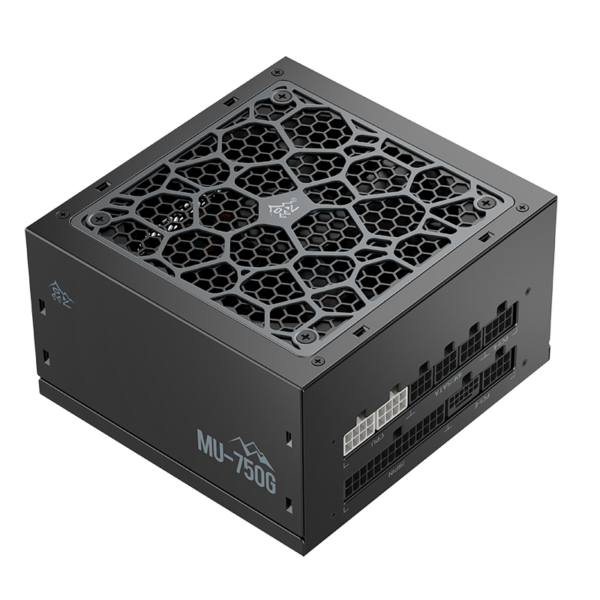 Segotep MU-750G 750W PSU Kunlun 80 Plus Gold Certification ATX 3.0 & PCIe 5.0 Full Modular Power Supply Active PFC FDB Fan LLC pro + DC-DC Framework - BLACK - Image 2
