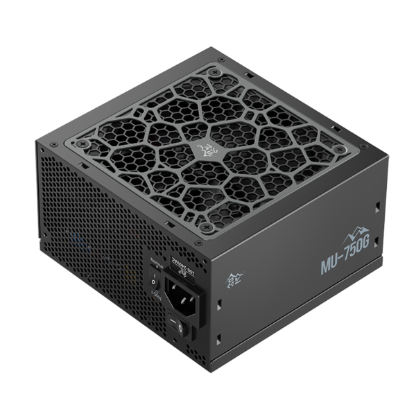 Segotep MU-750G 750W PSU Kunlun 80 Plus Gold Certification ATX 3.0 & PCIe 5.0 Full Modular Power Supply Active PFC FDB Fan LLC pro + DC-DC Framework - BLACK - Image 9