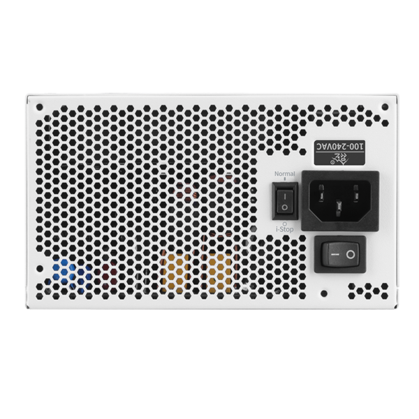 Segotep MU-750G 750W PSU Kunlun 80 Plus Gold Certification ATX 3.0 & PCIe 5.0 Full Modular Power Supply Active PFC FDB Fan LLC Pro + DC-DC Framework – WHITE - Image 6