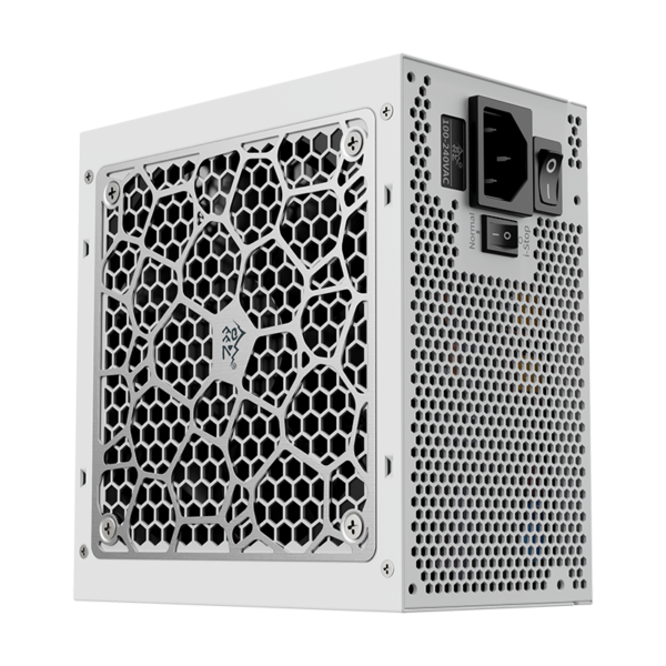 Segotep MU-750G 750W PSU Kunlun 80 Plus Gold Certification ATX 3.0 & PCIe 5.0 Full Modular Power Supply Active PFC FDB Fan LLC Pro + DC-DC Framework – WHITE - Image 2