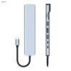 CONVERTER 8 IN 1 TYPE-C TO HDMI - SD - TF - USB3.0 - TYPEC - PD - LAN / 4K Adapter with RJ45 Ethernet SD/TF Card Reader PD Thunderbolt 3  - Image 3