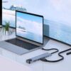 CONVERTER 8 IN 1 TYPE-C TO HDMI - SD - TF - USB3.0 - TYPEC - PD - LAN / 4K Adapter with RJ45 Ethernet SD/TF Card Reader PD Thunderbolt 3  - Image 2