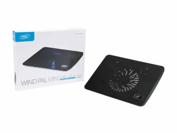 DEEPCOOL Wind PAL Mini Notebook Cooling Pad | 140mm Blue LED Fan, Metal Mesh Panel, Compatible with 39.62 cm (15.6") notebooks and Below - 340X250X25mm - Image 10