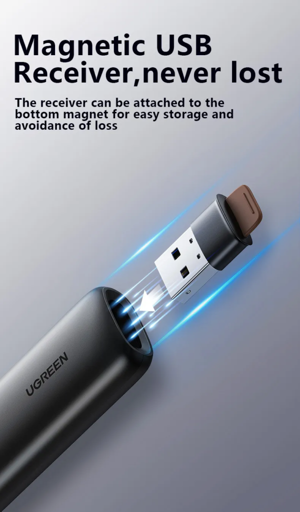 UGREEN Laser Pointer Wireless Remote Controller Presenter - 50654 - Image 2