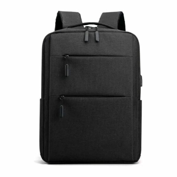 Laptop Backpack - for Tablets & Laptops up to 15.6" - Waterproof - Electronics Protection  - Scratchproof - Travel Friendly - Organized Compartments - USB Charge Port - Slim Casual Business Design - Heavy Duty - 42 x 12 x 30 cm - Black  - Image 4