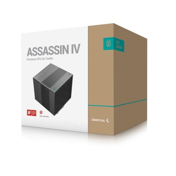 DeepCool Assassin IV CPU Air Cooler Premium 7 Heat Pipes Dual-Tower Performance/Quiet Switchable Mode - for LGA 1700/1200/115X/20XX AM5/AM4 - Image 3