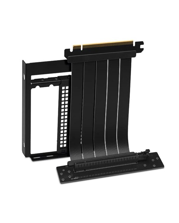 DeepCool Vertical GPU Bracket PCIe 4.0 Vertical GPU Mount Accessory , Riser Cable High Speed Flexible Extender Card Extension Port 90 Degree - Black - Image 5