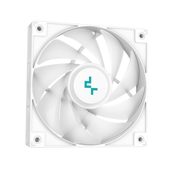 DeepCool LS720 SE WH 360 mm ARGB  ALL IN ONE  Liquid CPU Cooler -4th Gen Dual-Chamber Pump 3100RPM 300w  - WHITE - Image 3