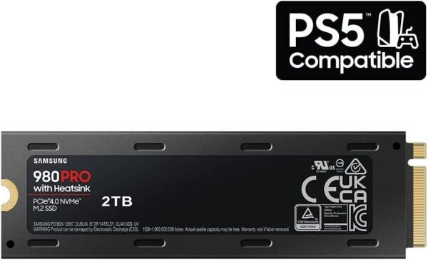 SAMSUNG 980 PRO SSD with Heatsink 2TB PCIe Gen 4 - Image 2