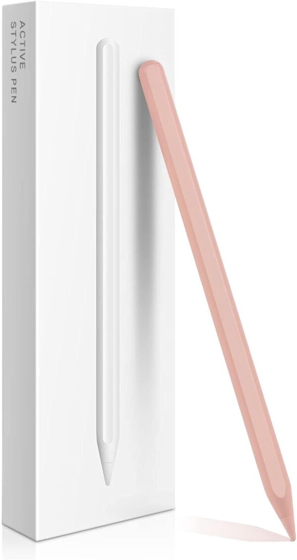 STYLUS iPad Pencil 2nd Generation with Magnetic Wireless Charging, Smart Pen Compatible with iPad Pro 11 , iPad Pro 12.9, iPad Air, iPad Mini 6 - Pink