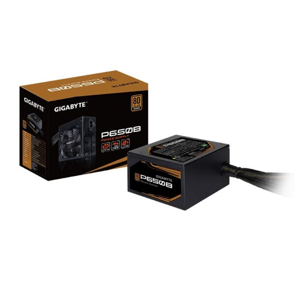 GIGABYTE P650B GP-P650B 650 W PSU Intel Form Factor ATX 12V v2.31 80 PLUS BRONZE Certified Non-Modular Active PFC (>0.9 typical) PFC Power Supply